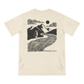 The back of the Penguin Mountain River T-shirt in Natural
