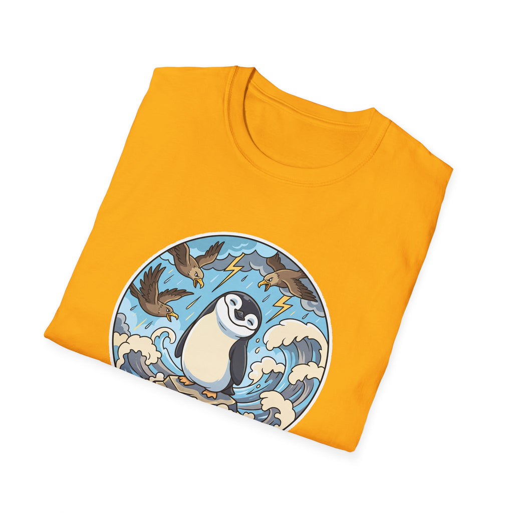 The Unflappable T-shirt in Gold, folded