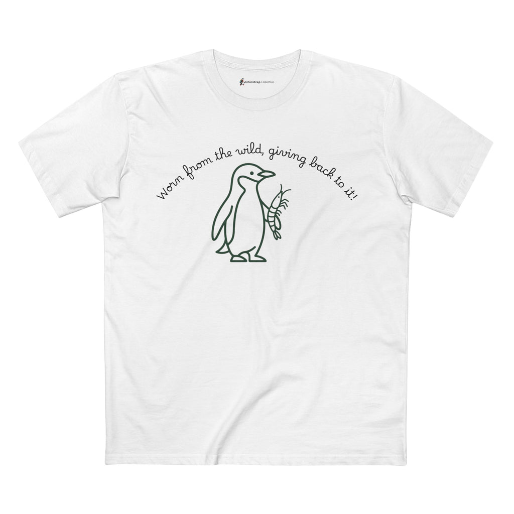 Penguin and Krill penguin T-shirt in White