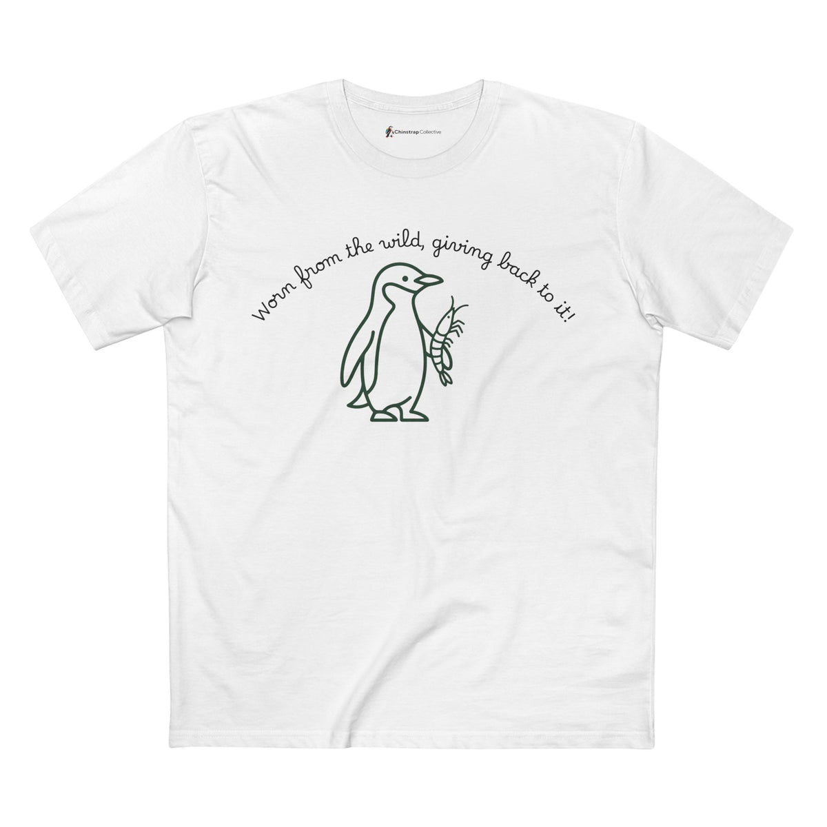 Penguin and Krill penguin T-shirt in White