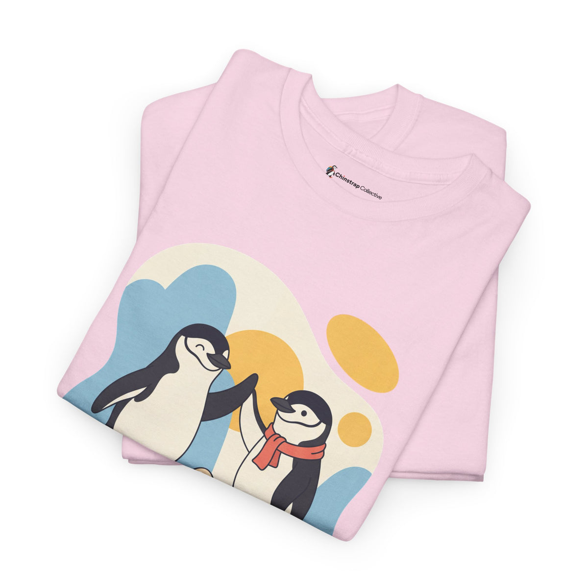 The Shift Change T-shirt in Light Pink, folded