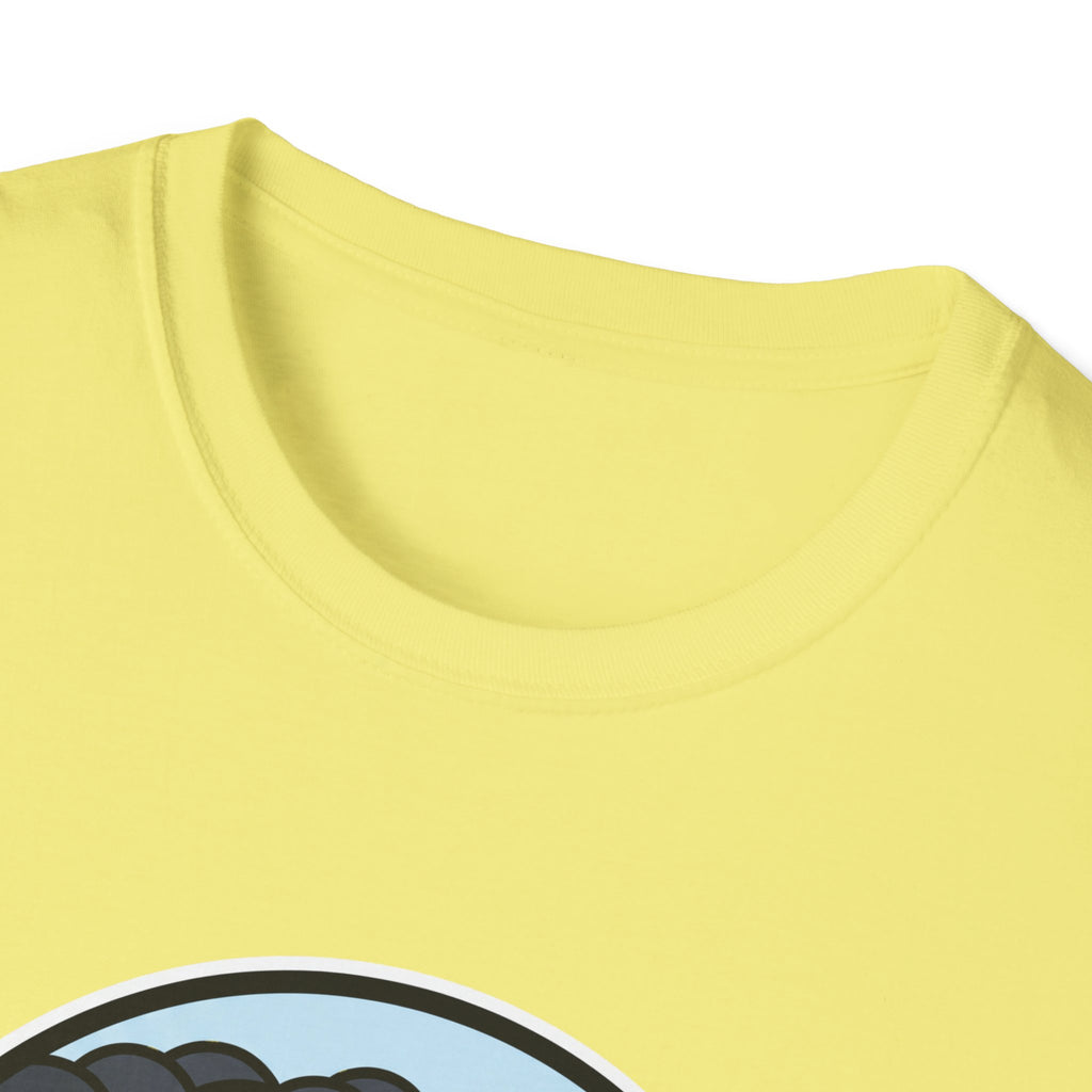 Borrowed Warmth T-Shirt, Bold Sticker Style, Lightweight Fabric