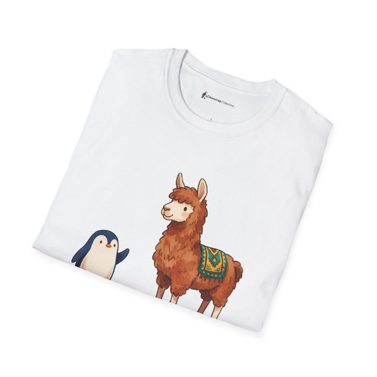 The ¿Cómo Te Llama? T-shirt in White, folded