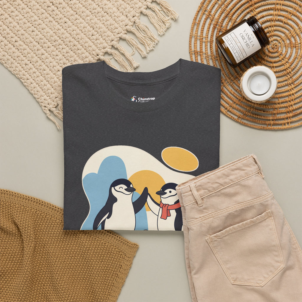 The Shift Change T-shirt in Dark Heather, folded