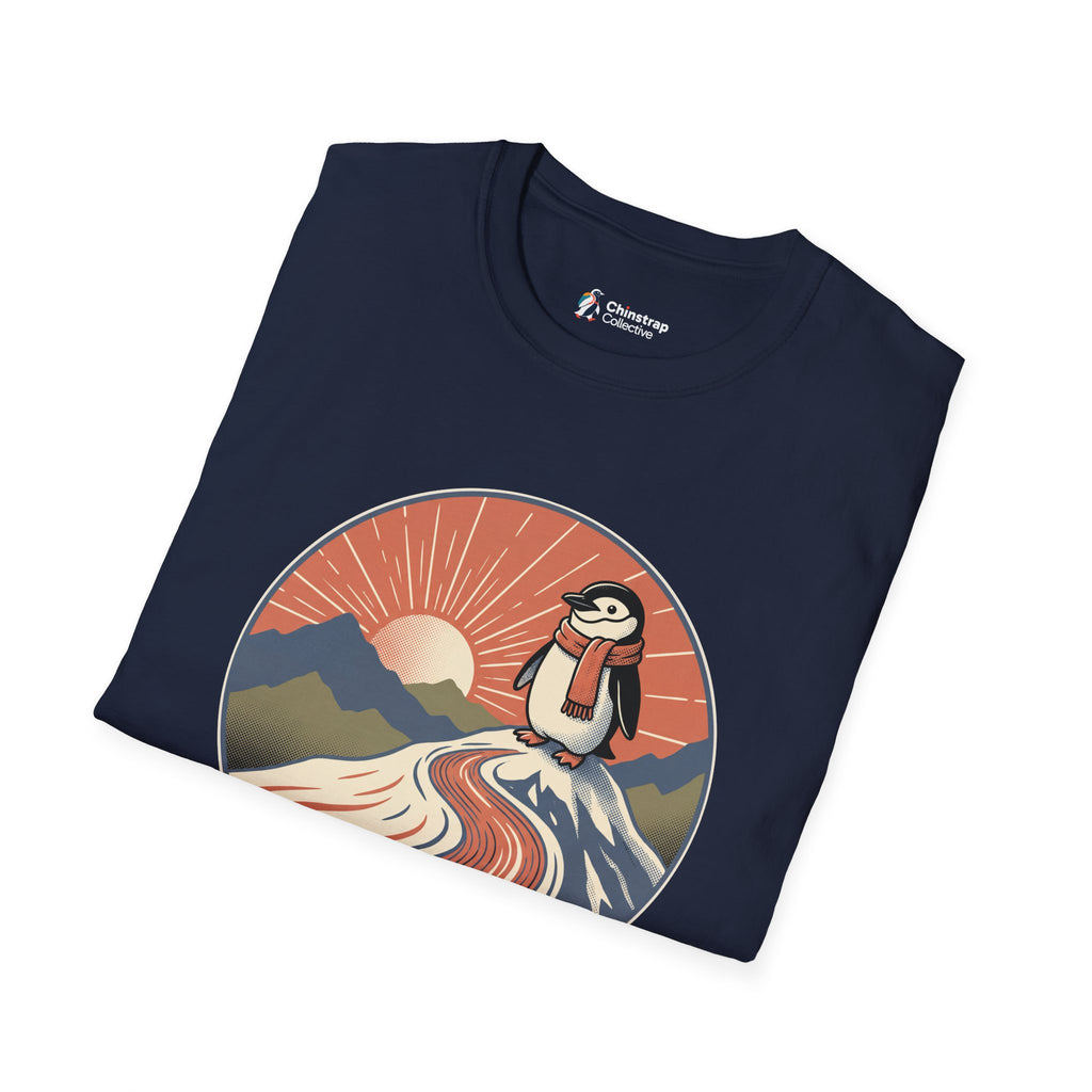 The Hiked Up T-shirt in Navy, folded