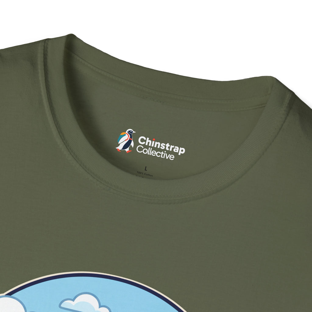 Birthday Waddle T-Shirt, Cartoon Style, Lightweight Fabric
