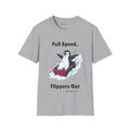 Sled Run Report T-Shirt, Indie Comic Style, Lightweight Fabric