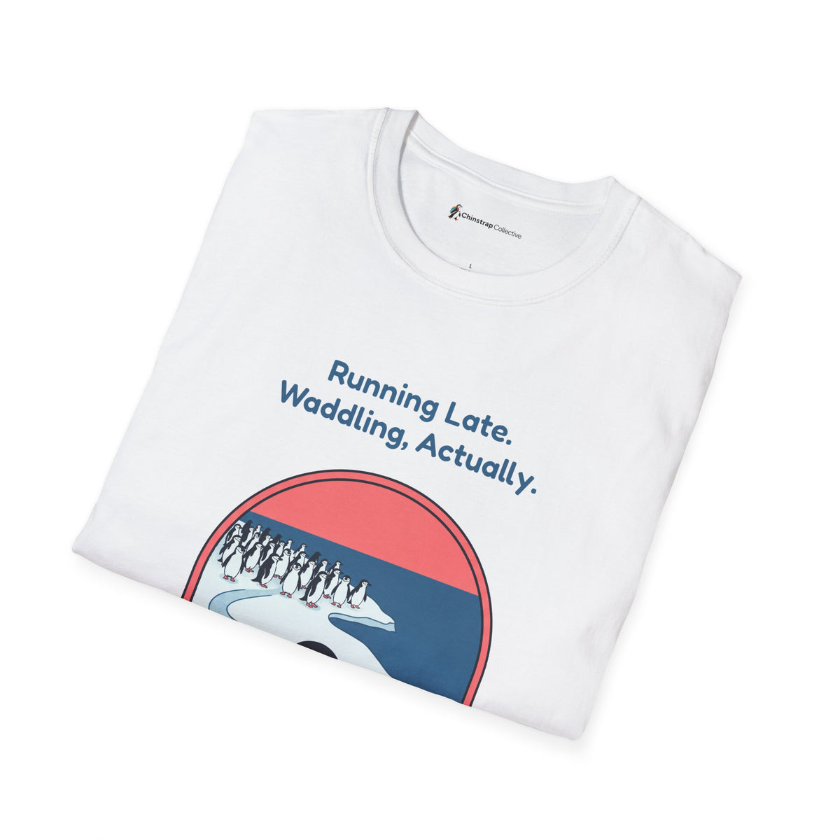 The Waddling T-shirt in White, folded