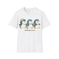 Penguin Hiking Trio penguin T-shirt in White