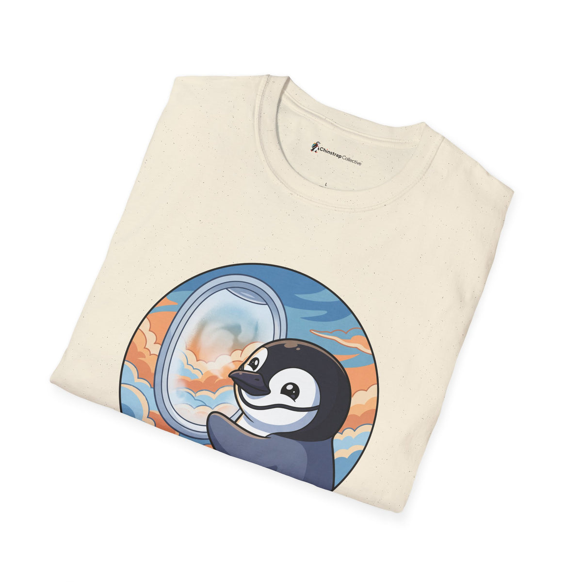 The Window Seat T-shirt in Natural, folded