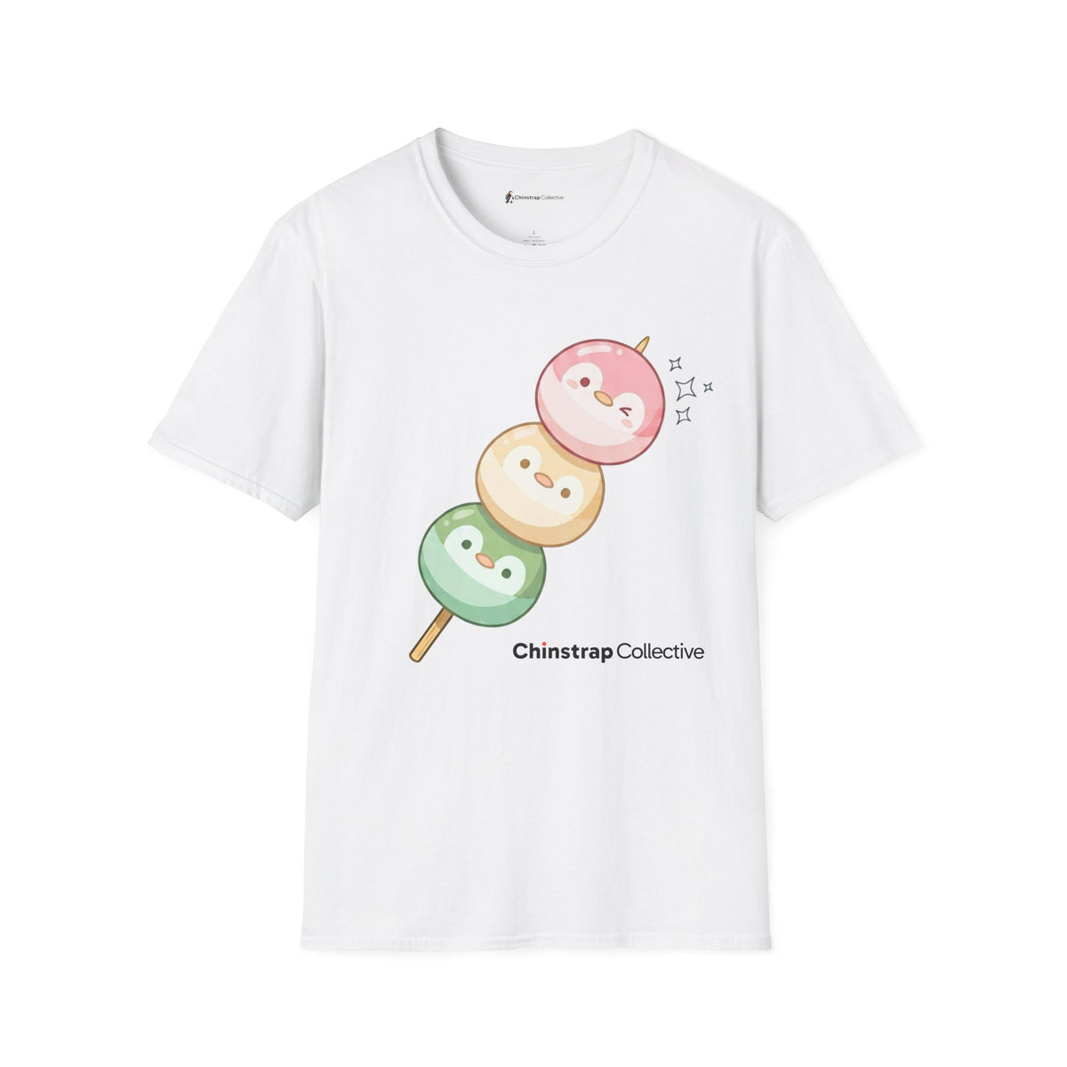 Penguin Dango T-Shirt, Kawaii Style, Lightweight Fabric