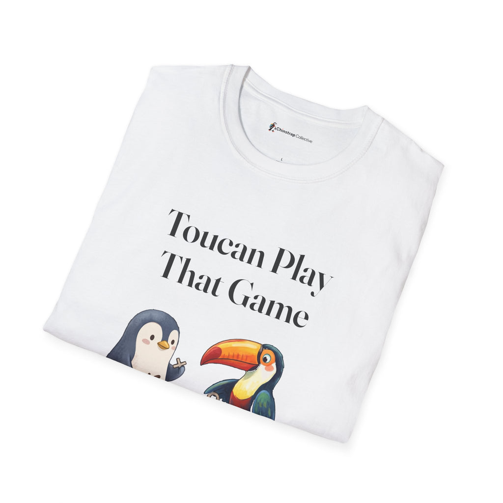 The Toucan Play That Game T-shirt in White, folded