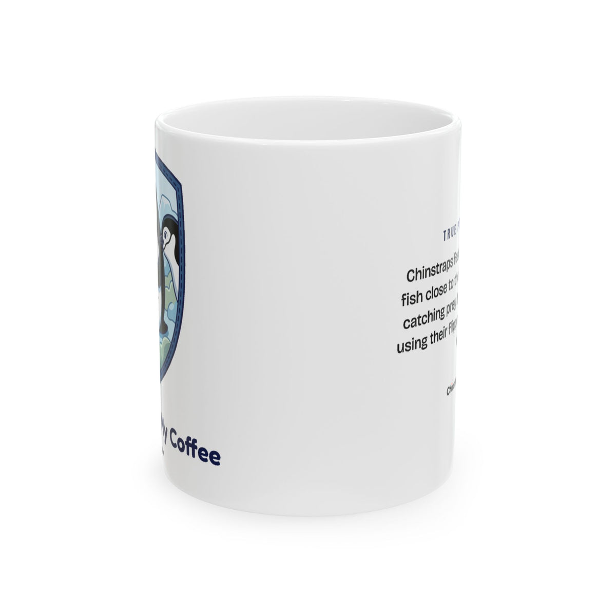Flippers Off My Coffee Mug by Chinstrap Collective