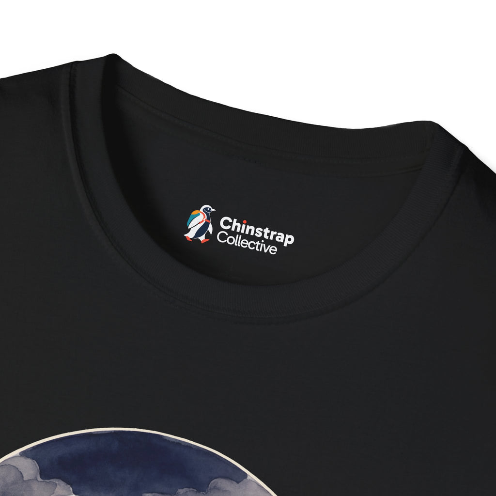 Campfire Fish T-Shirt, Watercolour and Ink Style, Lightweight Fabric