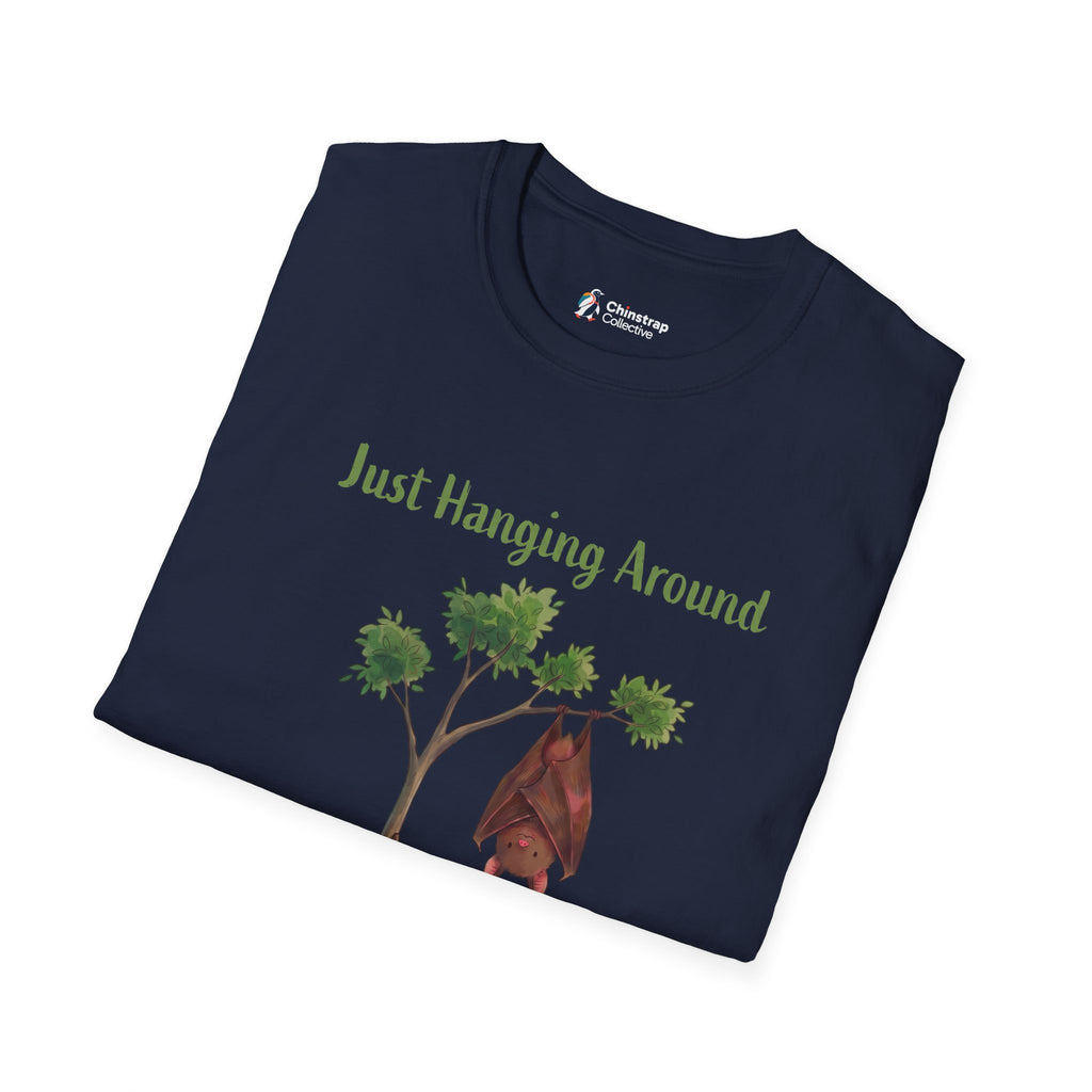 The Just Hanging Around T-shirt in Navy, folded