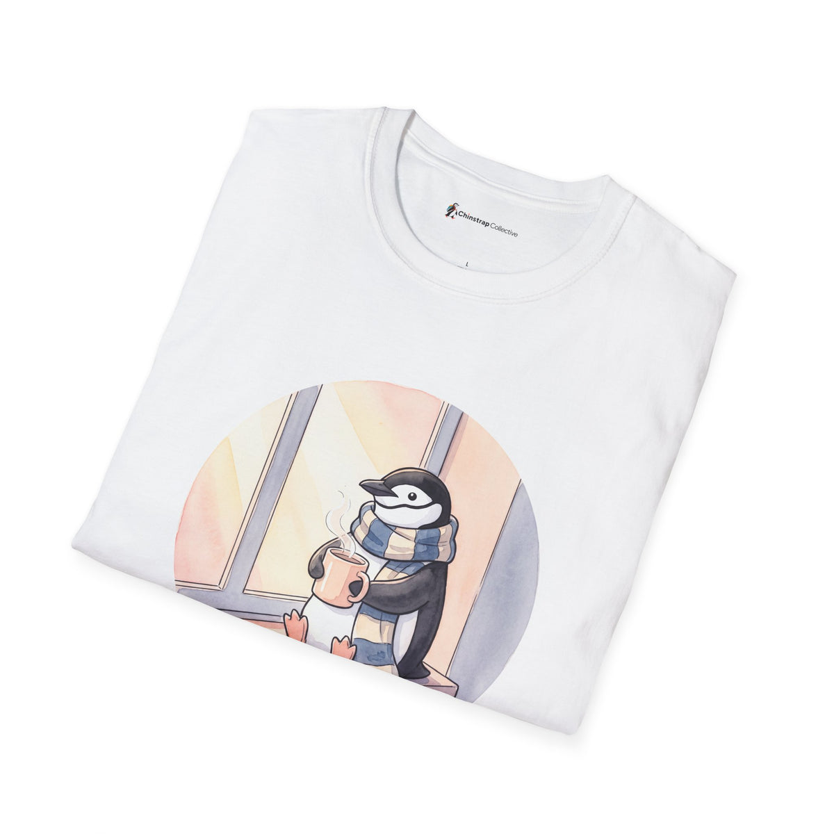 Thawing Out T-Shirt, Watercolour and Ink Style, Lightweight Fabric