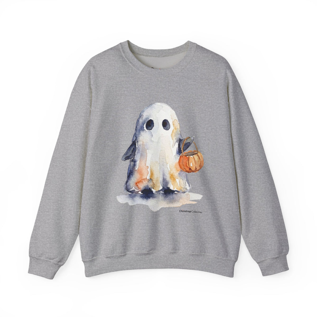 Penguin Ghost Costume penguin sweatshirt in Sport Grey
