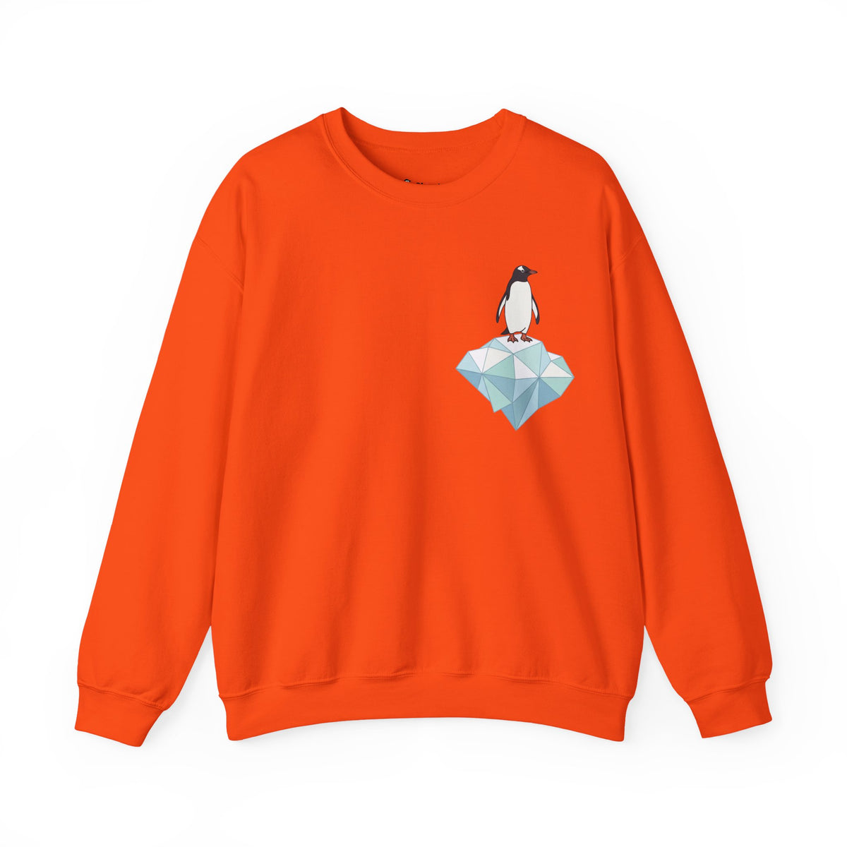 Penguin on Ice Sweatshirt, Cotton Blend