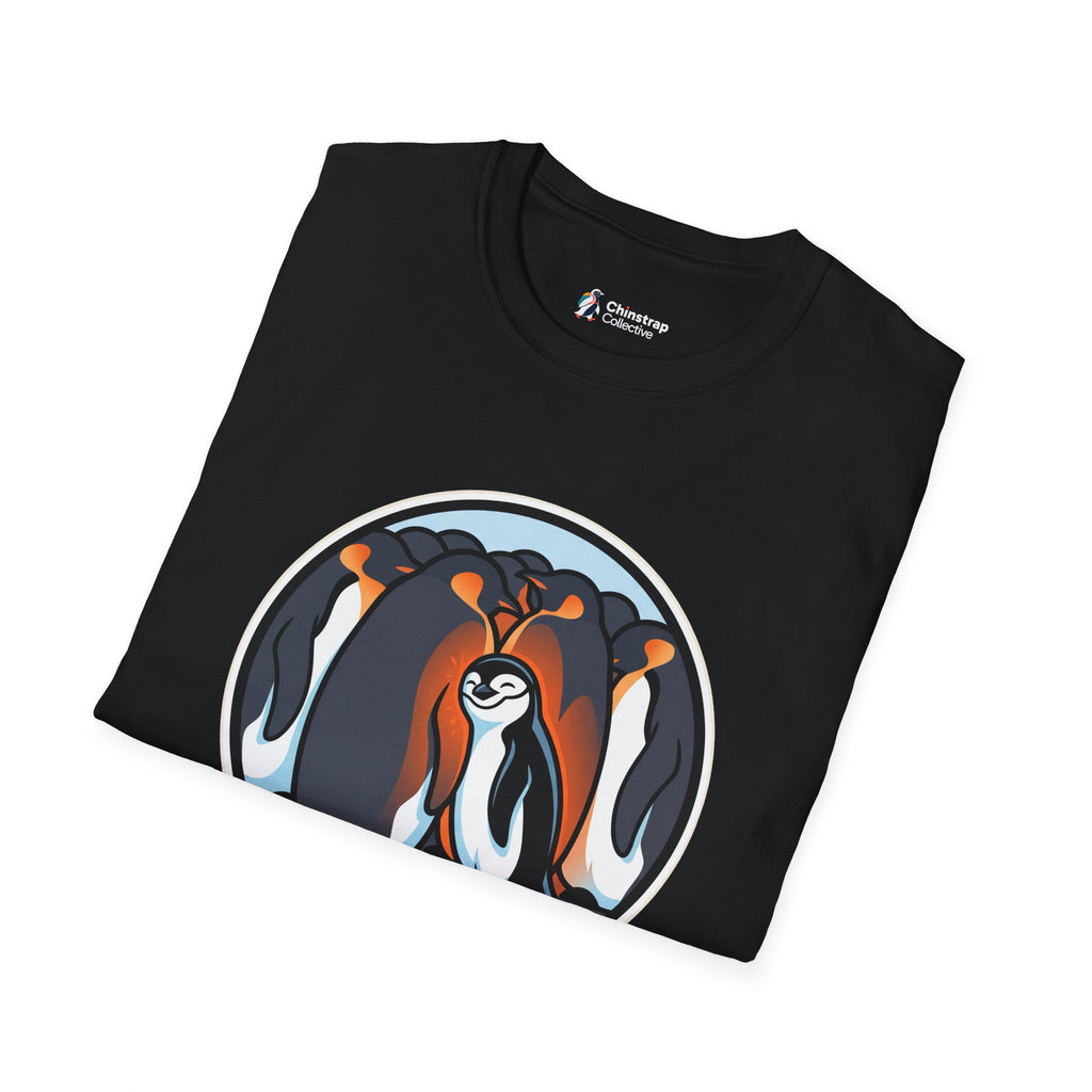 Borrowed Warmth T-Shirt, Bold Sticker Style, Lightweight Fabric