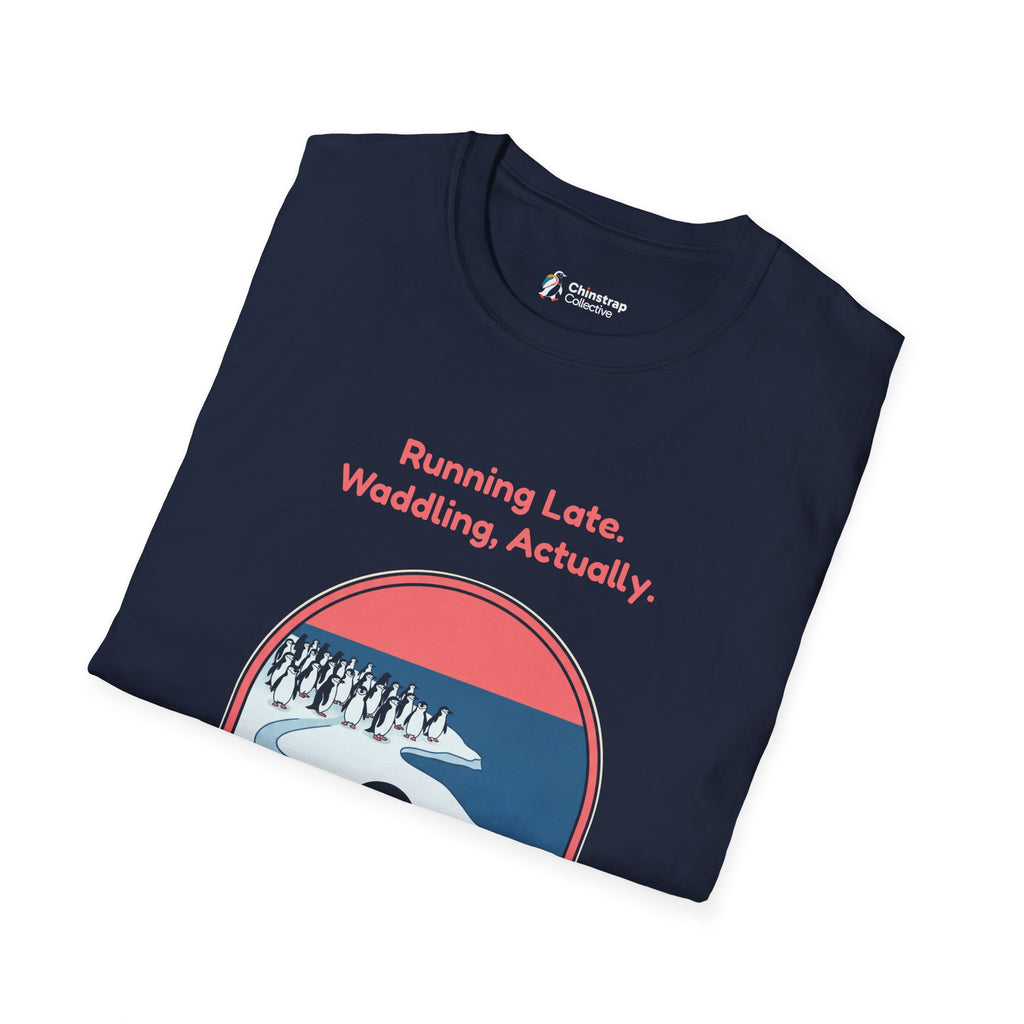 The Waddling T-shirt in Navy, folded