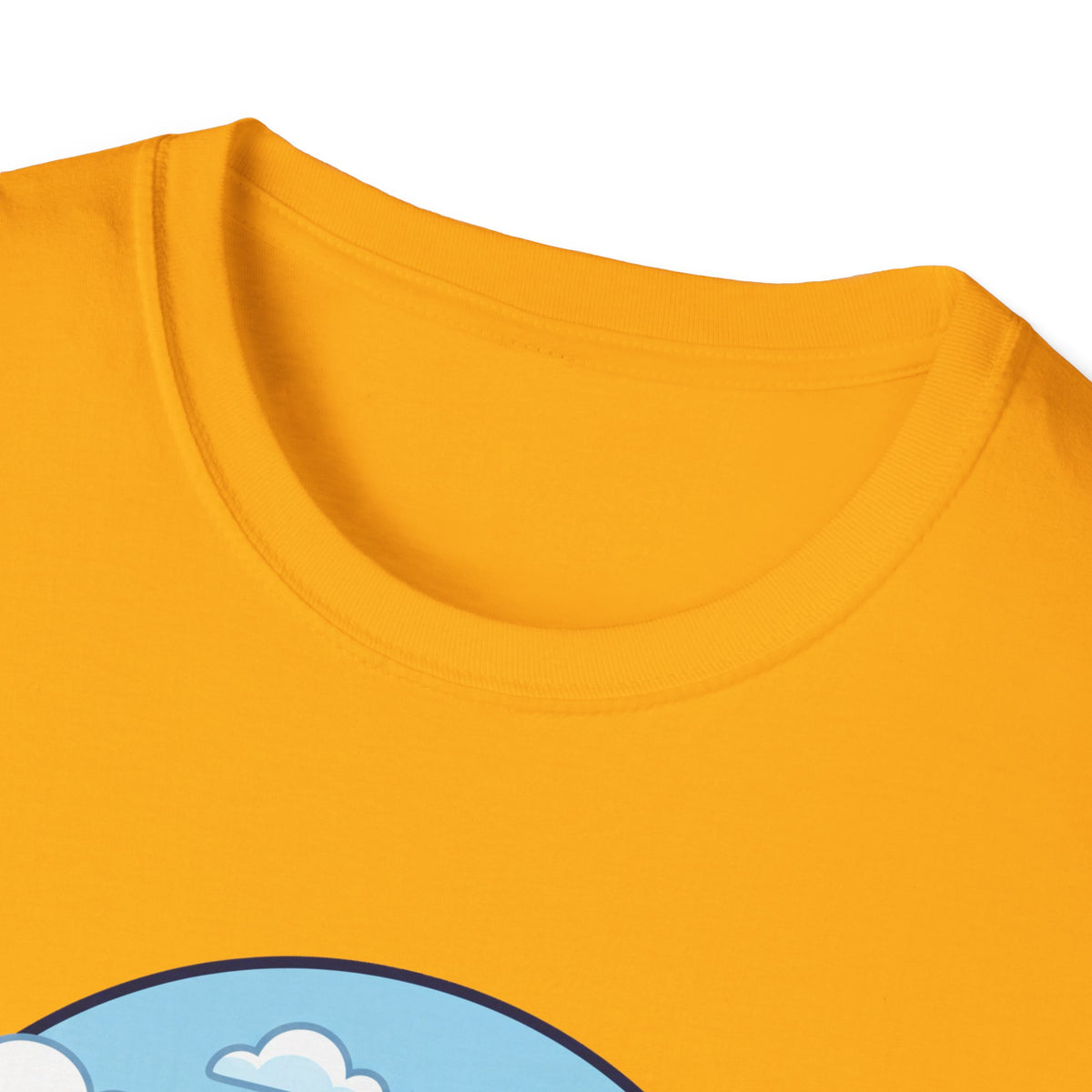 Birthday Waddle T-Shirt, Cartoon Style, Lightweight Fabric
