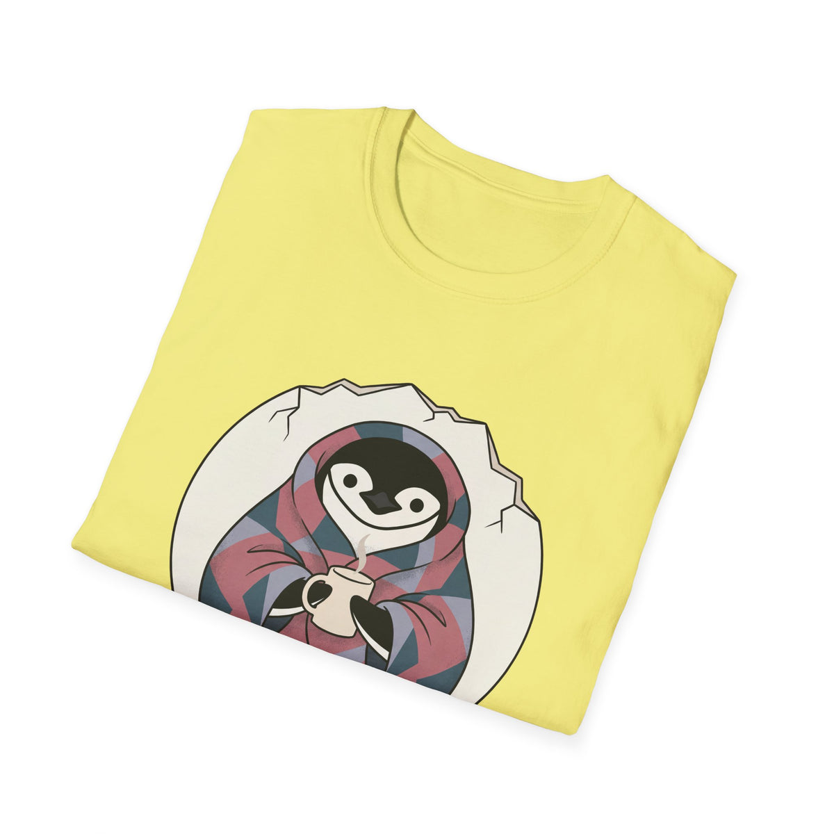 Not Fully Hatched T-Shirt, Storybook Flat Style, Lightweight Fabric