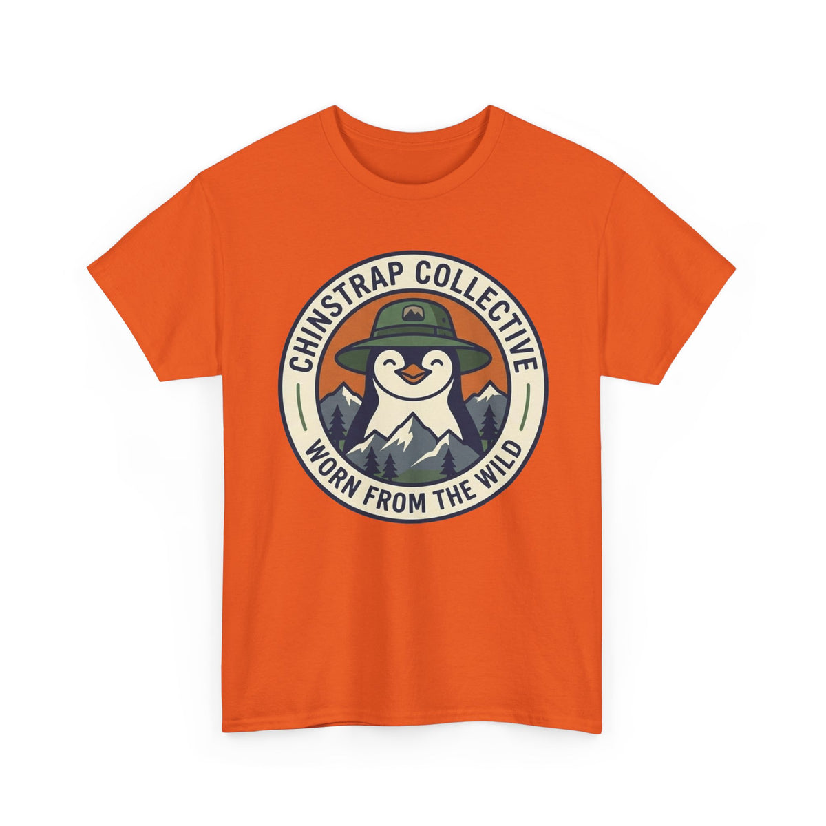 Penguin Patch penguin T-shirt in Orange
