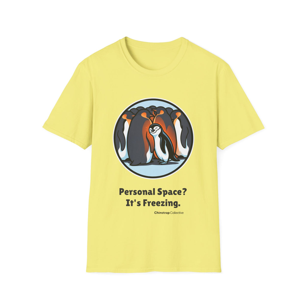 Borrowed Warmth T-Shirt, Bold Sticker Style, Lightweight Fabric