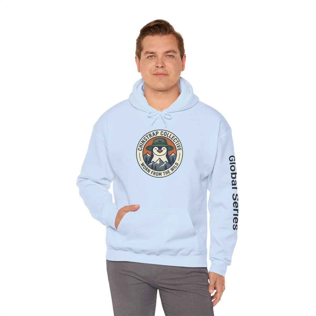 Global Series Graphic Hoodie, Unisex Travel Pullover, L