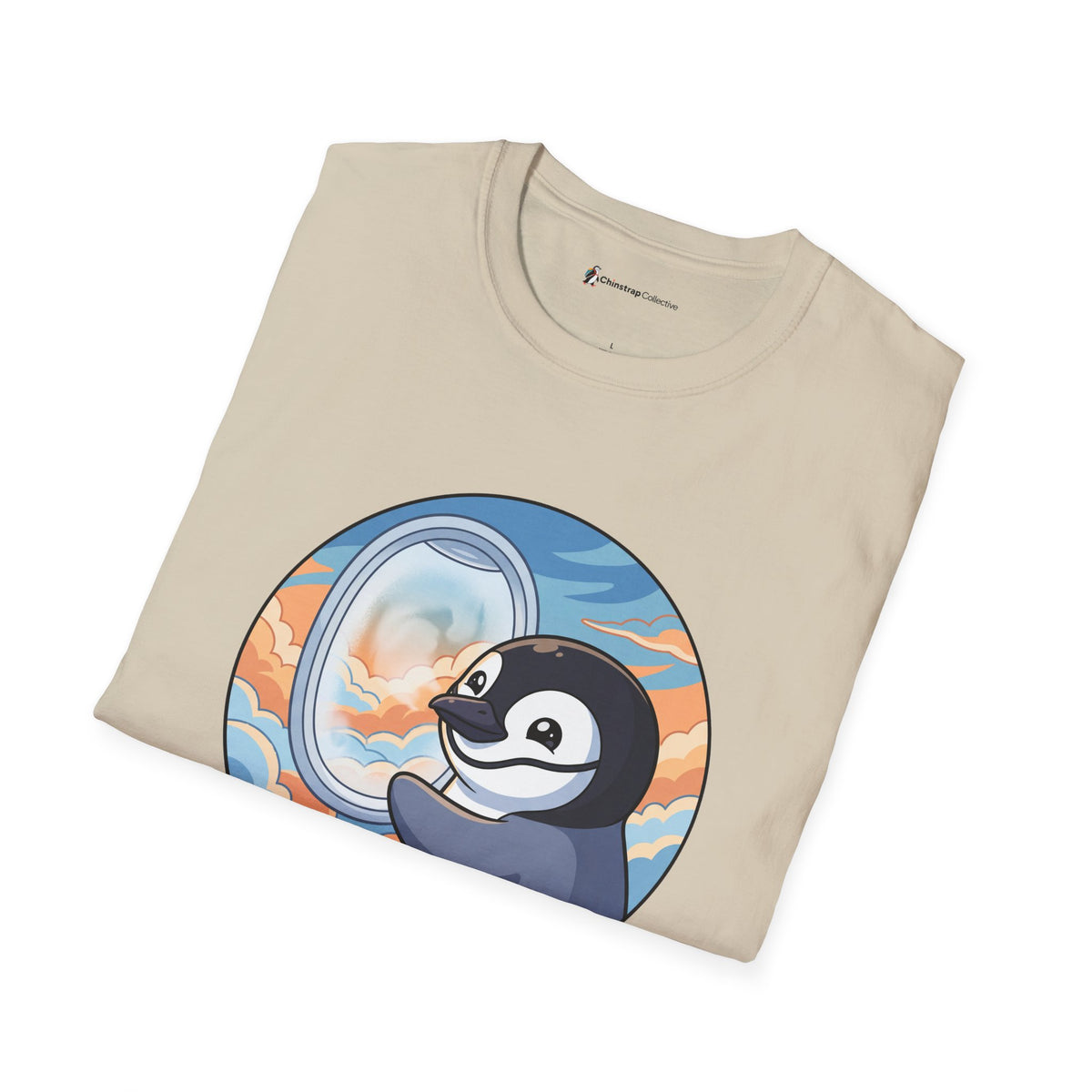 The Window Seat T-shirt in Sand, folded