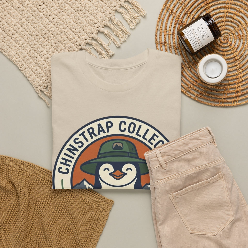 The Penguin Patch T-shirt in Sand, folded