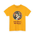 Night Market Critic penguin T-shirt in Gold