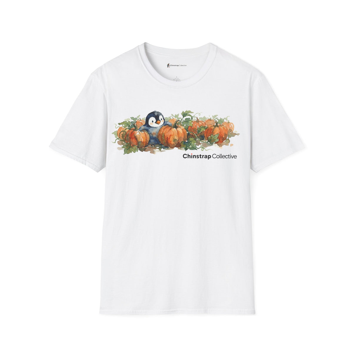 Penguin Pumpkin Patch penguin T-shirt in White