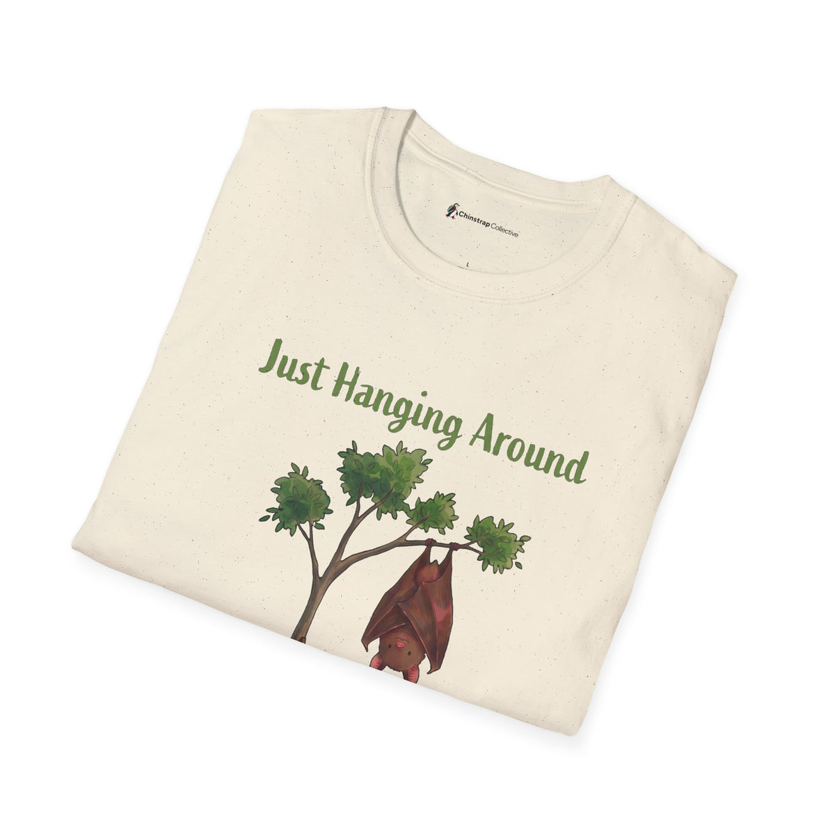 The Just Hanging Around T-shirt in Natural, folded