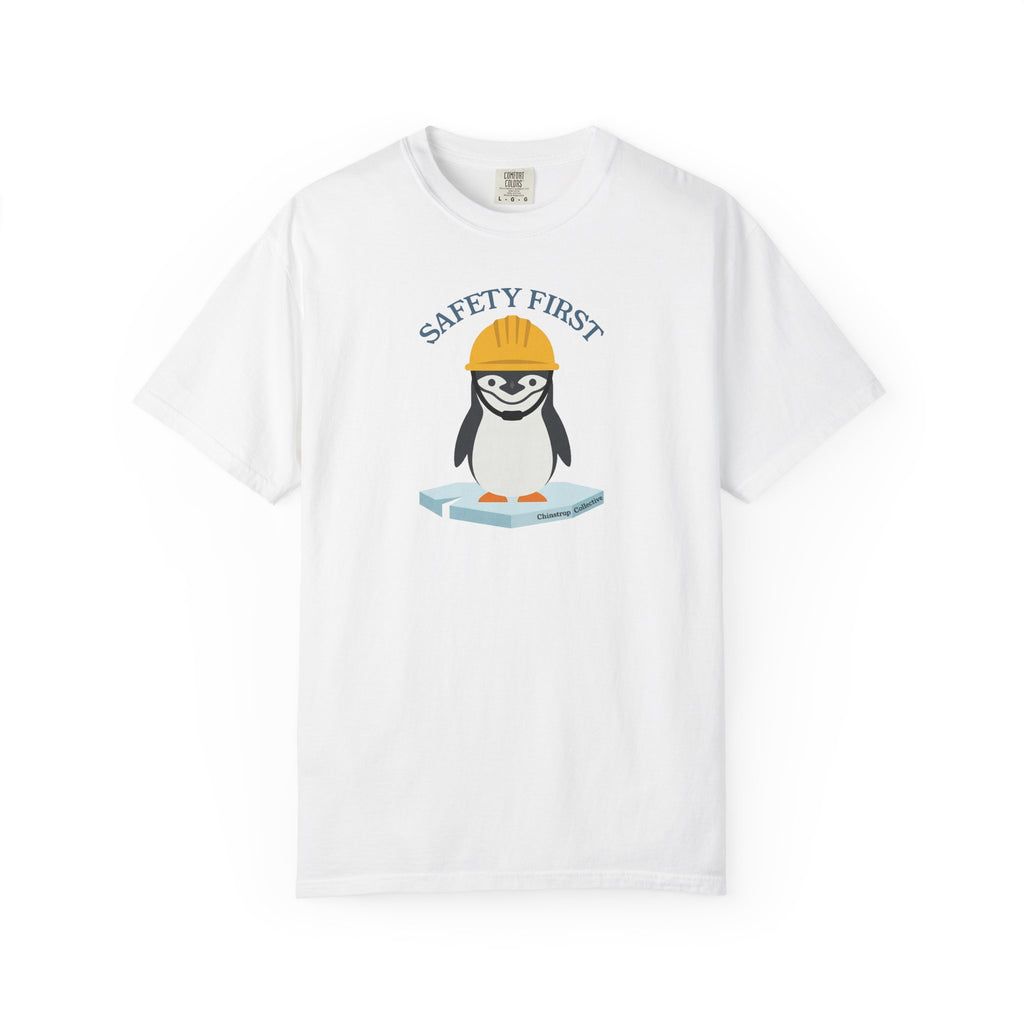 Safety First Penguin penguin T-shirt in White