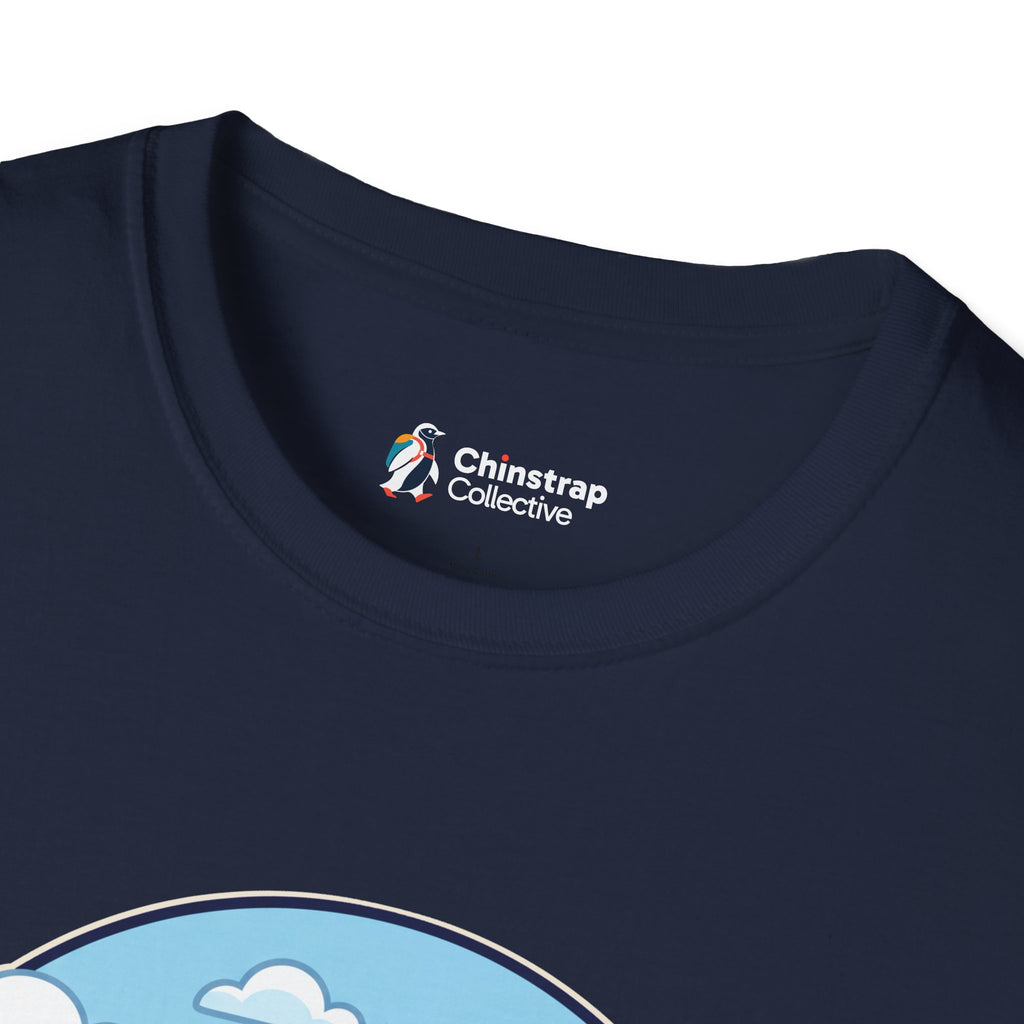Birthday Waddle T-Shirt, Cartoon Style, Lightweight Fabric