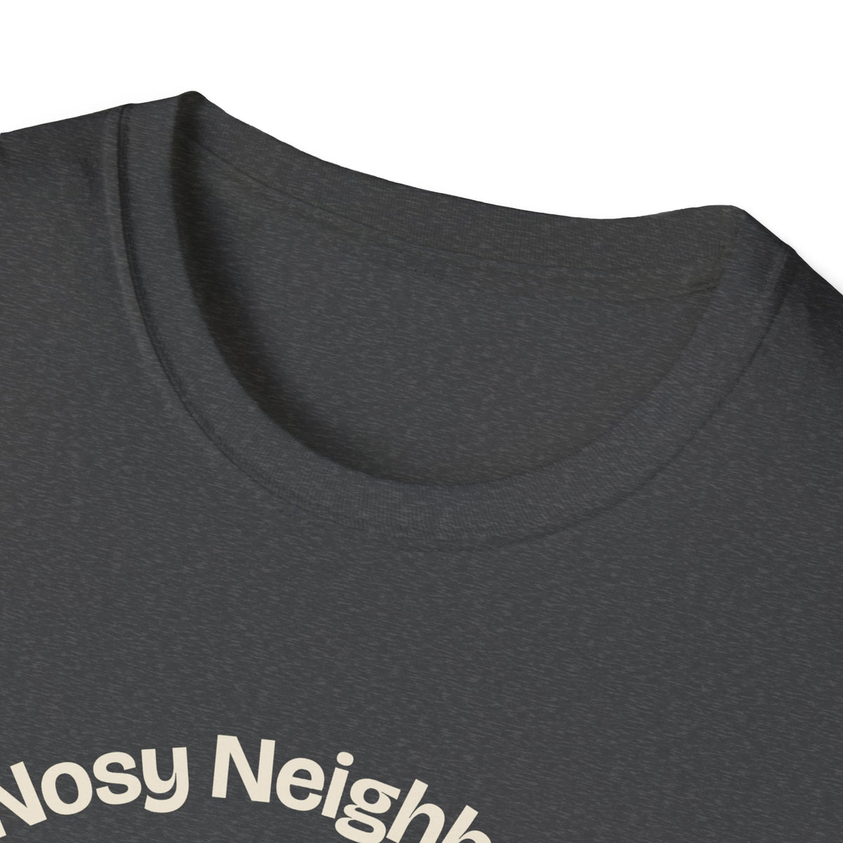 Nosy Neighbour T-Shirt, Field Linocut Style, Lightweight Fabric