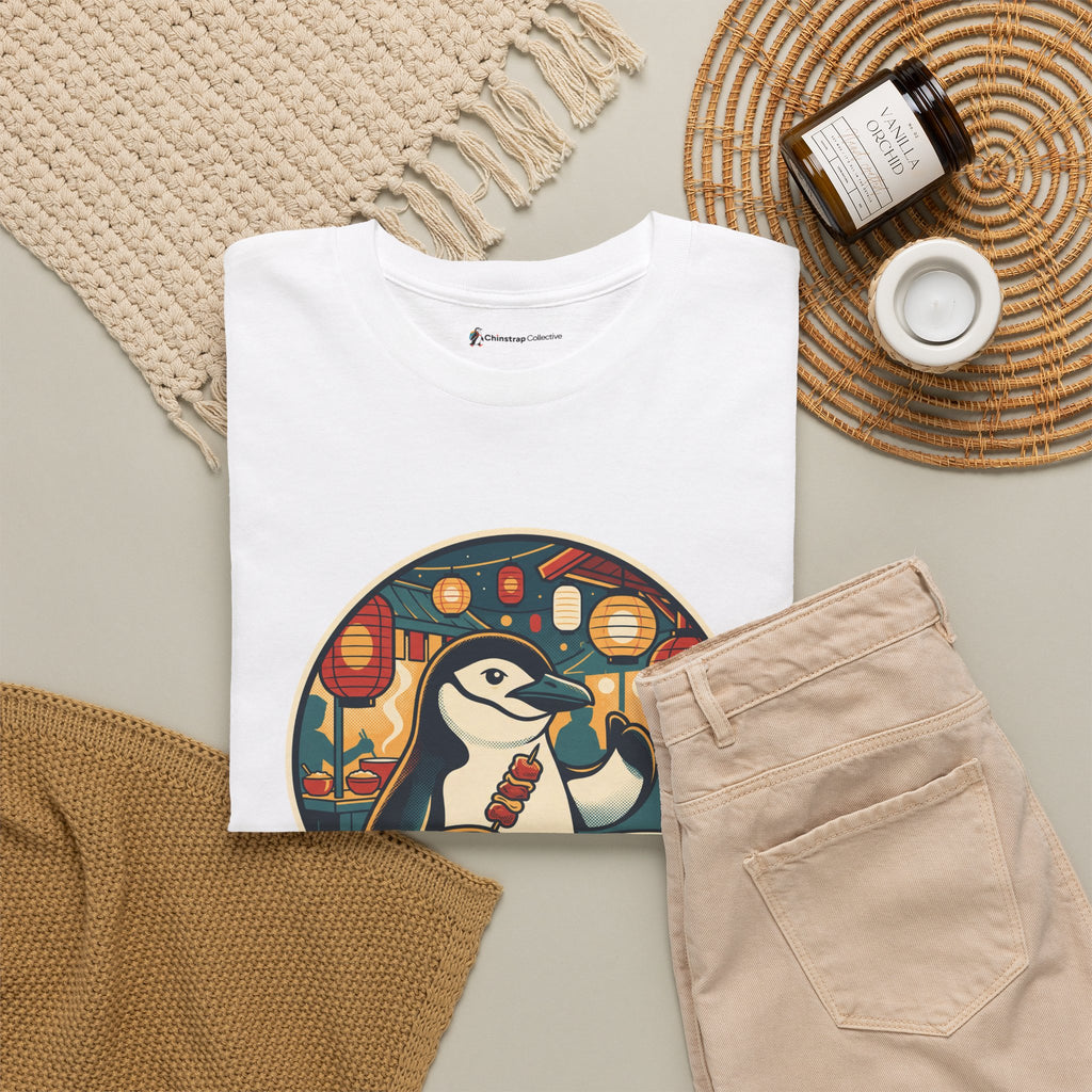 The Night Market Critic T-shirt in White, folded