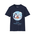 Birthday Waddle T-Shirt, Cartoon Style, Lightweight Fabric