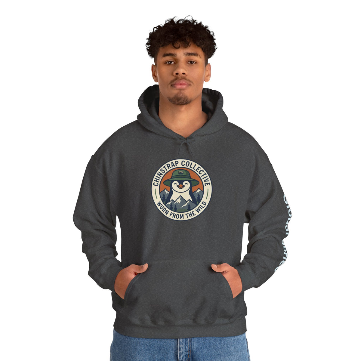 Global Series Graphic Hoodie, Unisex Travel Pullover, M