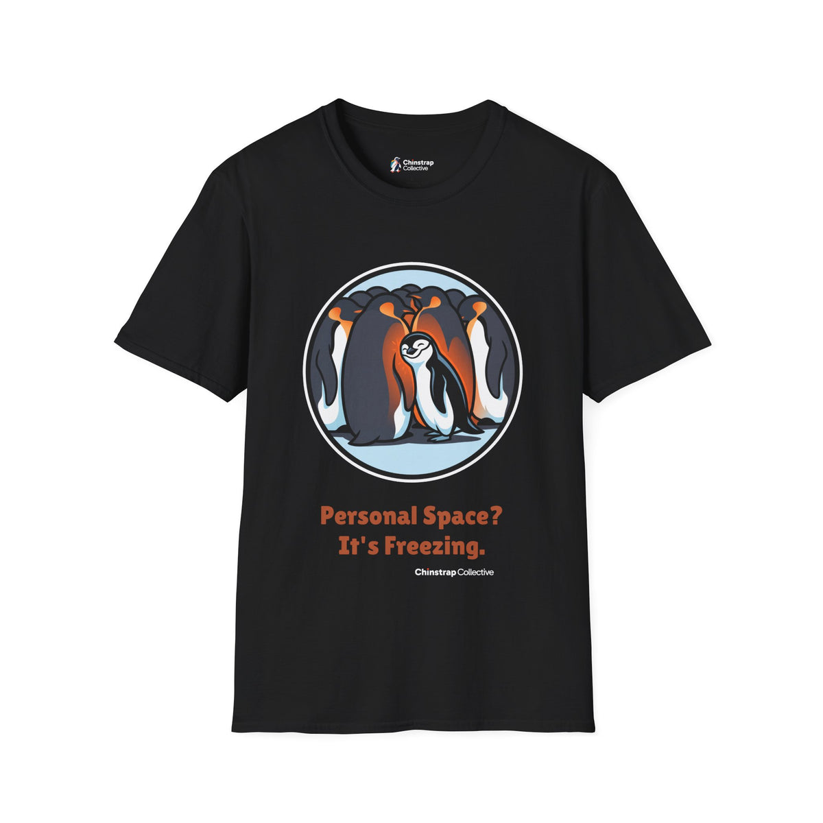 Borrowed Warmth T-Shirt, Bold Sticker Style, Lightweight Fabric