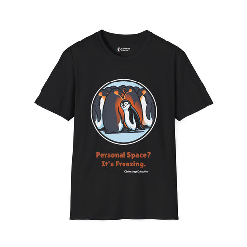 Borrowed Warmth T-Shirt, Bold Sticker Style, Lightweight Fabric