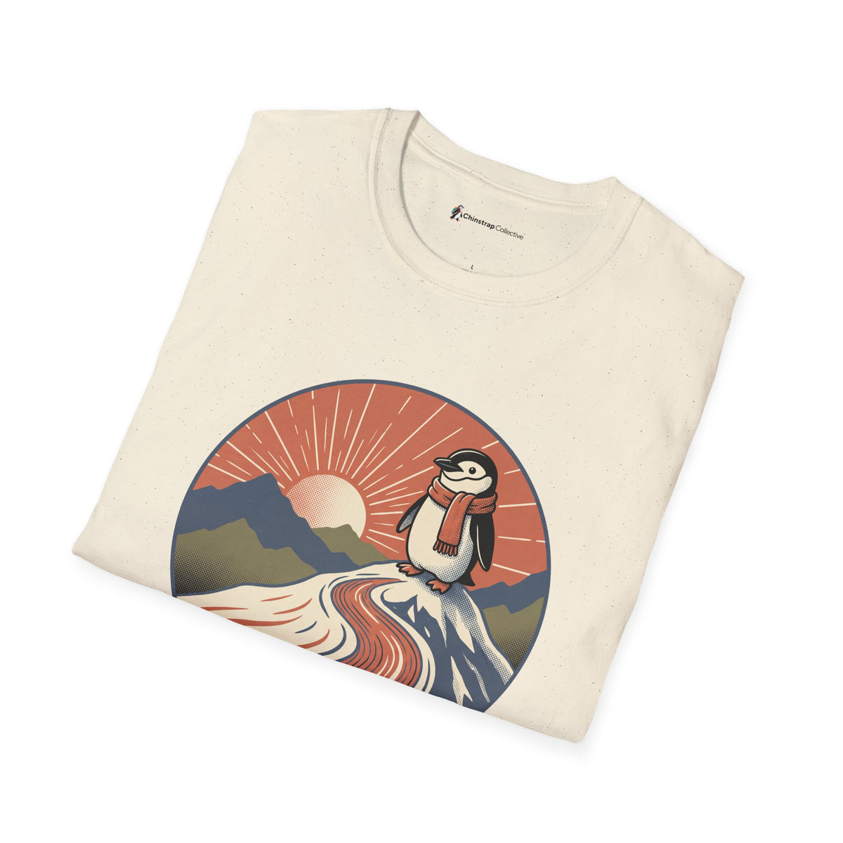 The Hiked Up T-shirt in Natural, folded