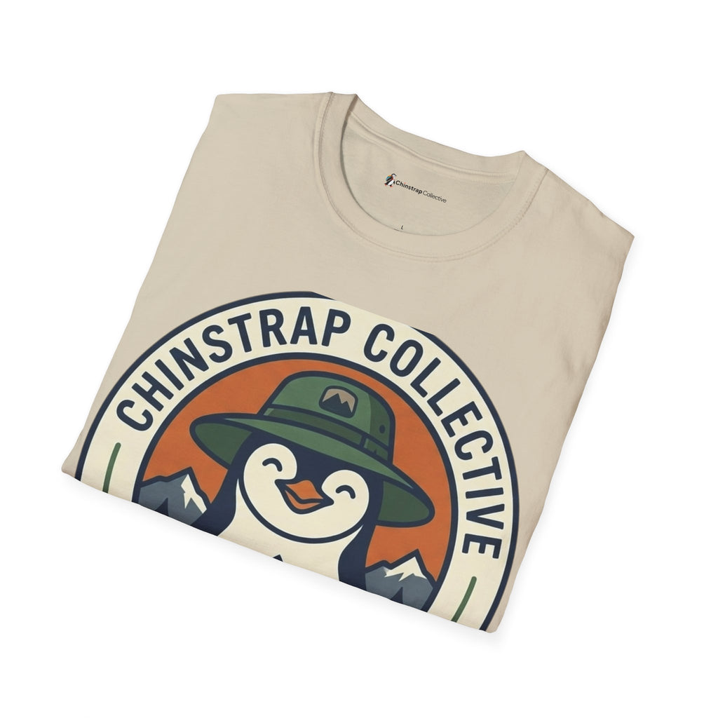 The Penguin Patch T-shirt in Sand, folded