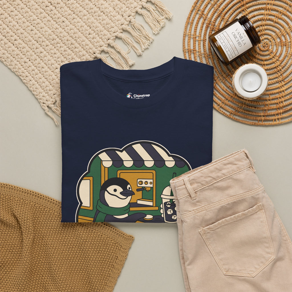The The Usual T-shirt in Navy, folded