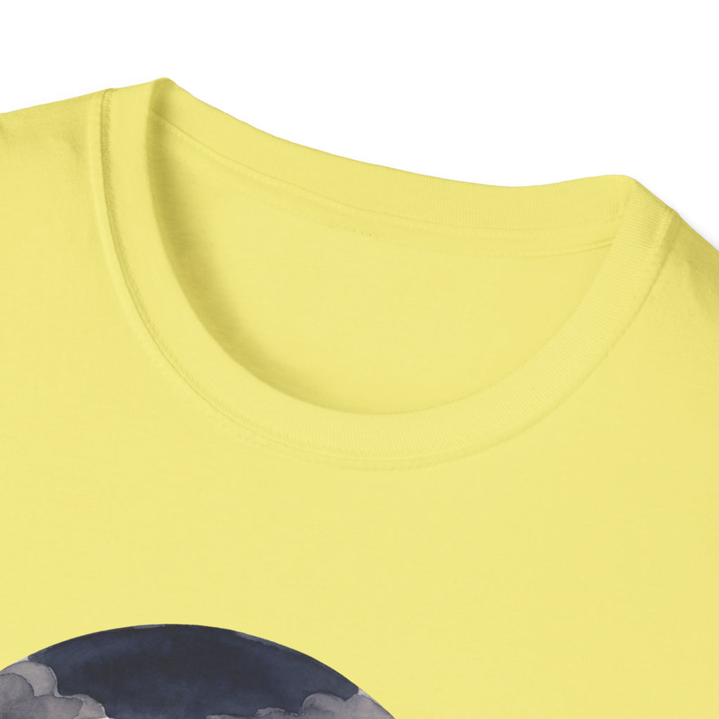 Campfire Fish T-Shirt, Watercolour and Ink Style, Lightweight Fabric