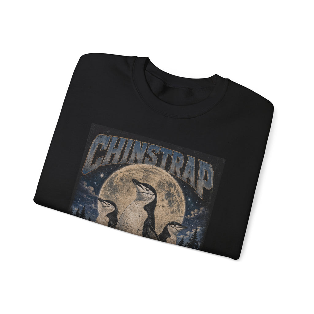 The Chinstrap Legends sweatshirt in Black, folded
