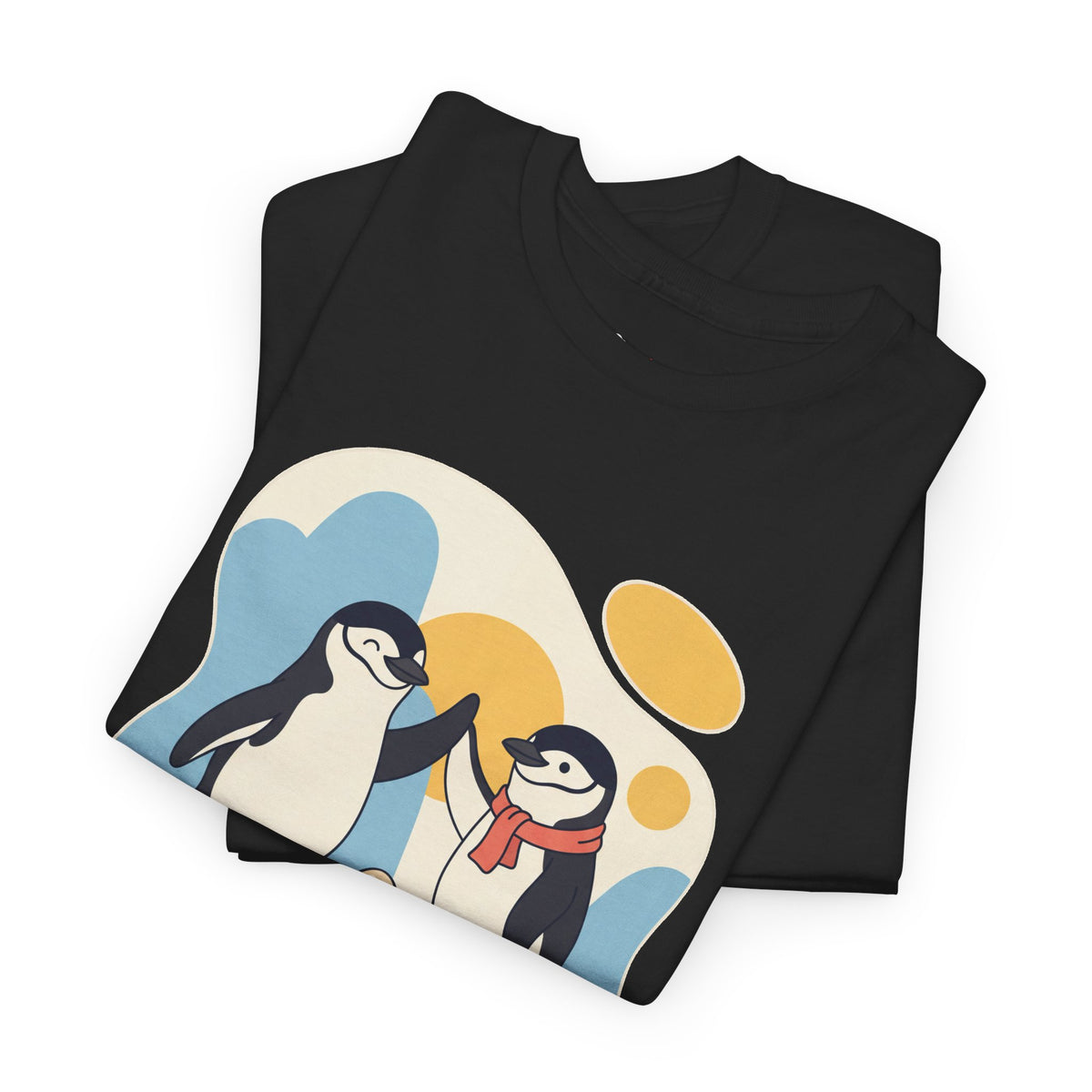 The Shift Change T-shirt in Black, folded