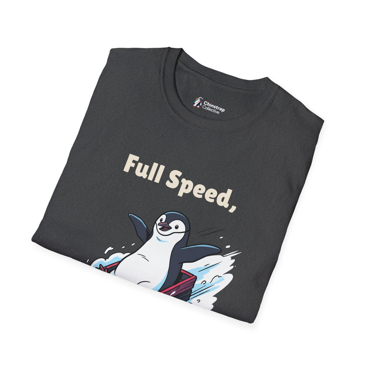 Sled Run Report T-Shirt, Indie Comic Style, Lightweight Fabric