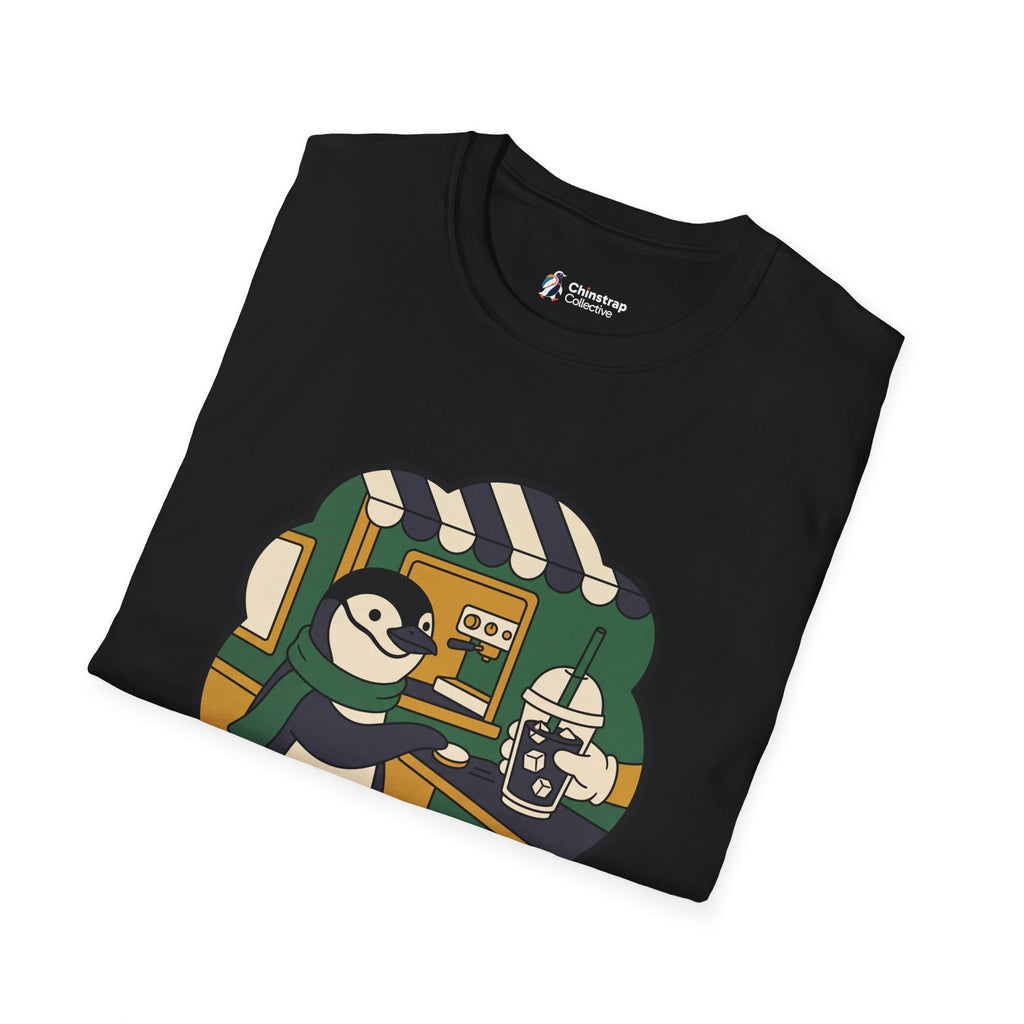 The The Usual T-shirt in Black, folded